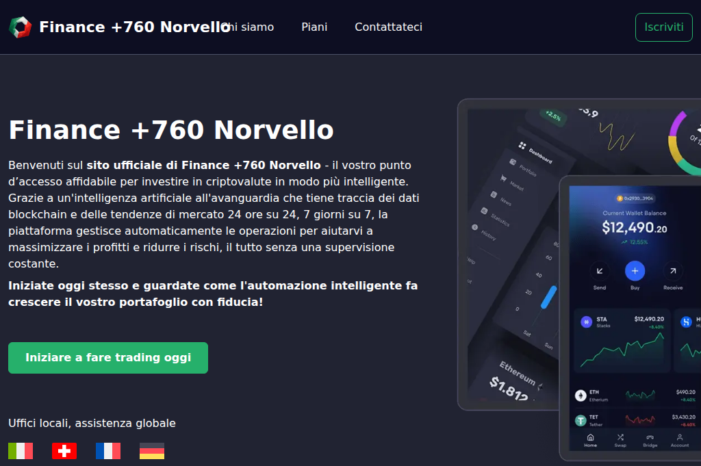 Screenshot of finance760norvello.it