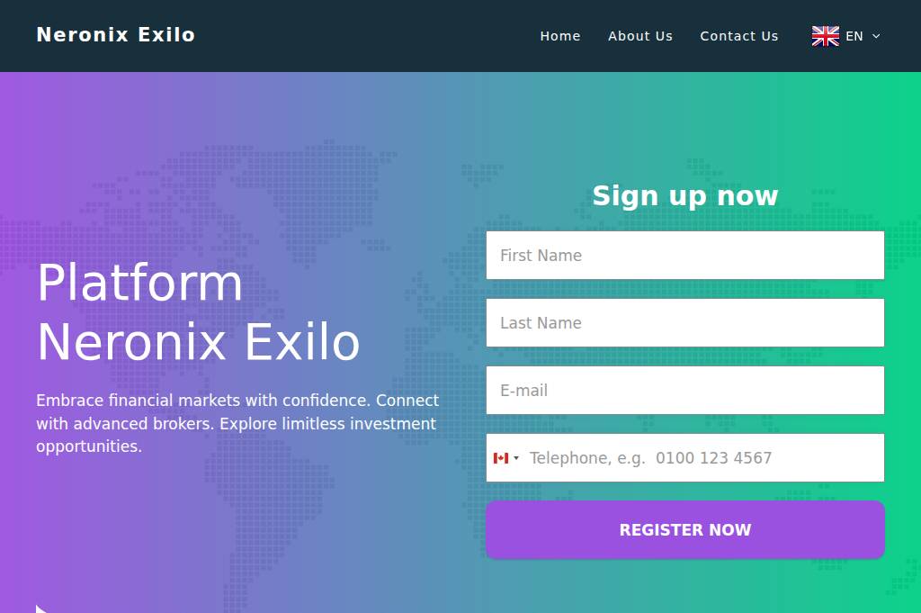 Screenshot of neronixexilo.com