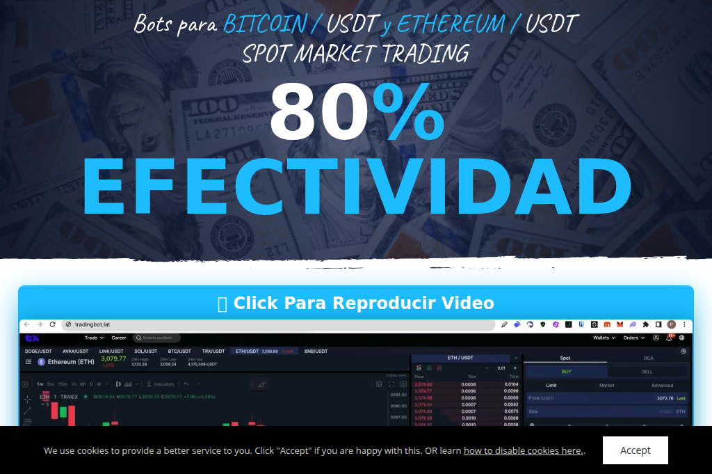 Screenshot of tradingbot.lat