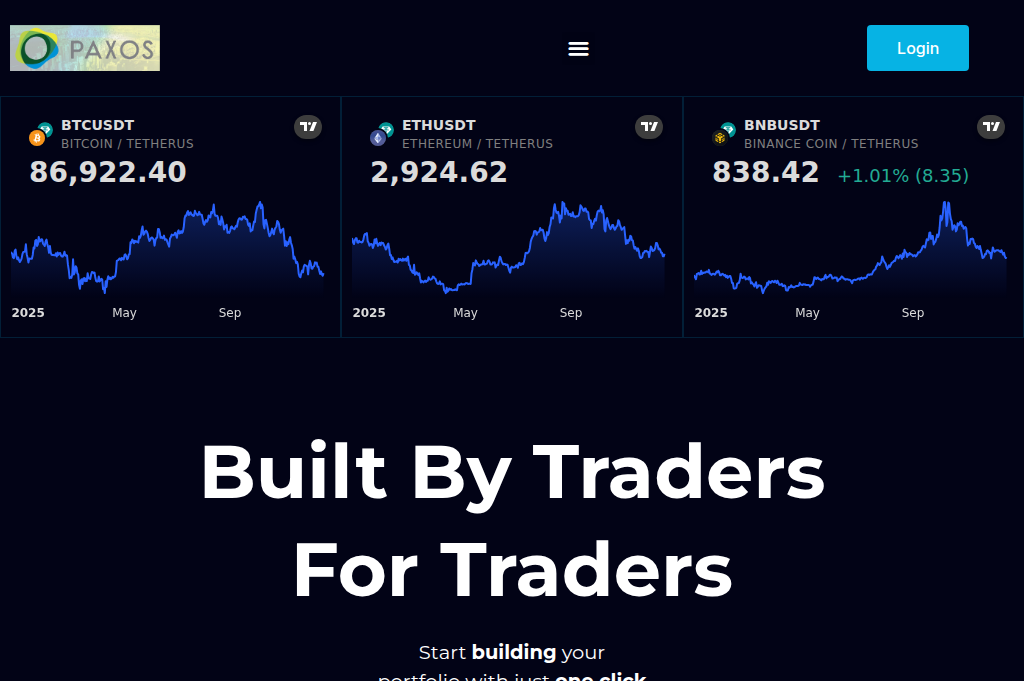 Screenshot of paxostrustinvestment.online
