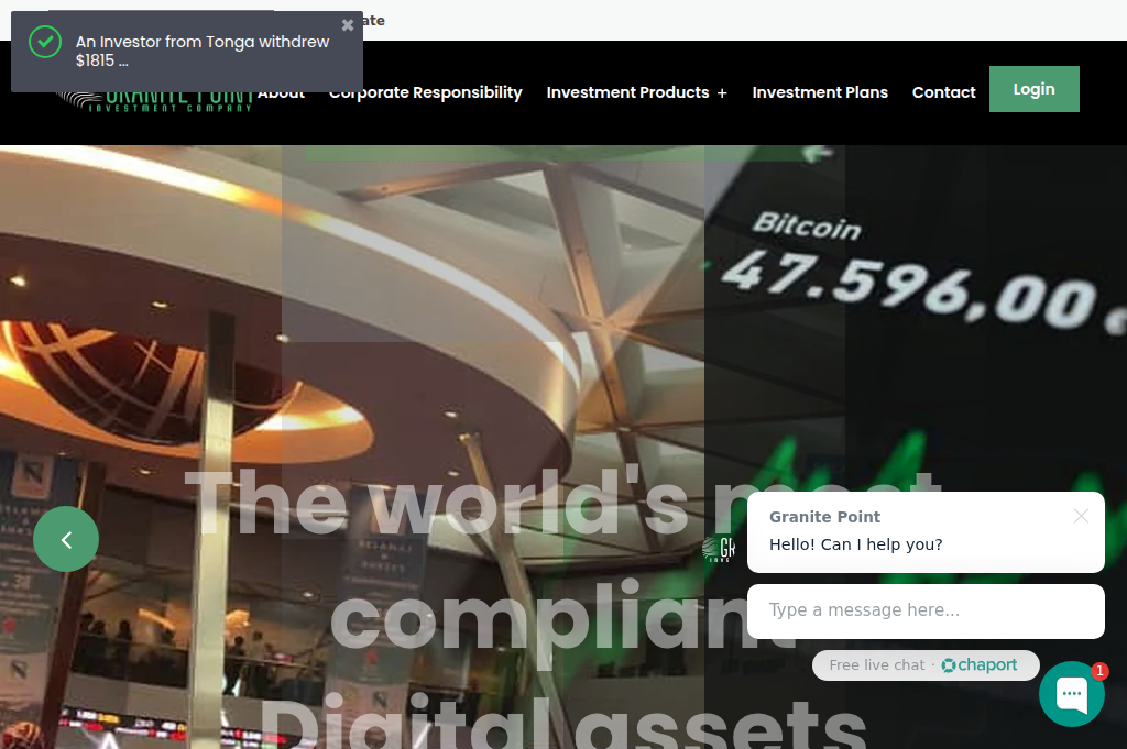 Screenshot of granitepointivcc.com