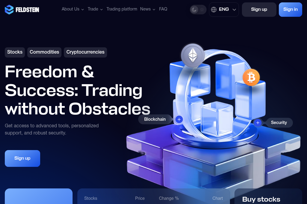 Screenshot of feldstein-financegroup.com