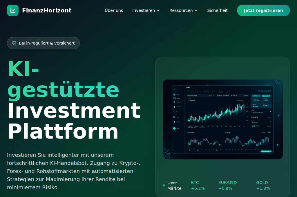 Screenshot of finanzhorizont.ink