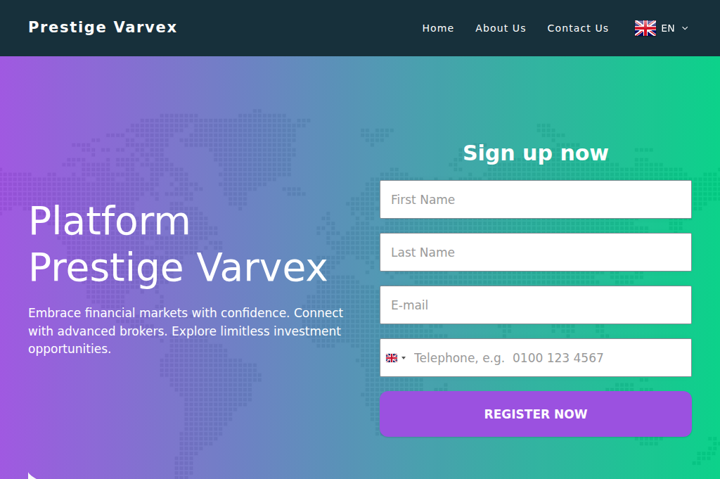Screenshot of prestigevarvex.net