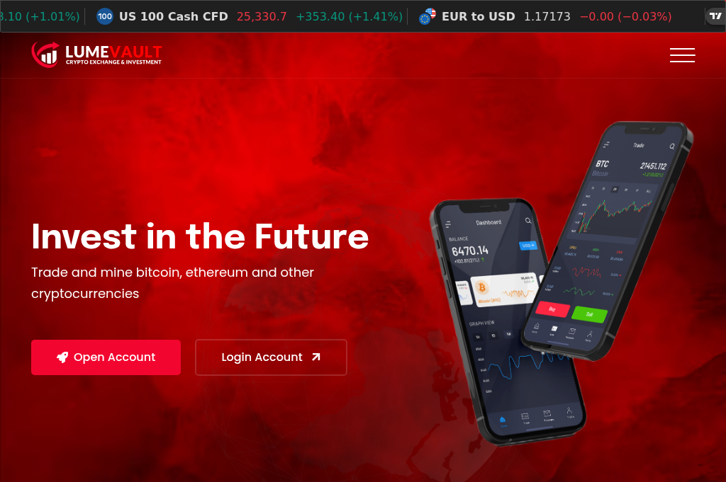 Screenshot of lumevault.online