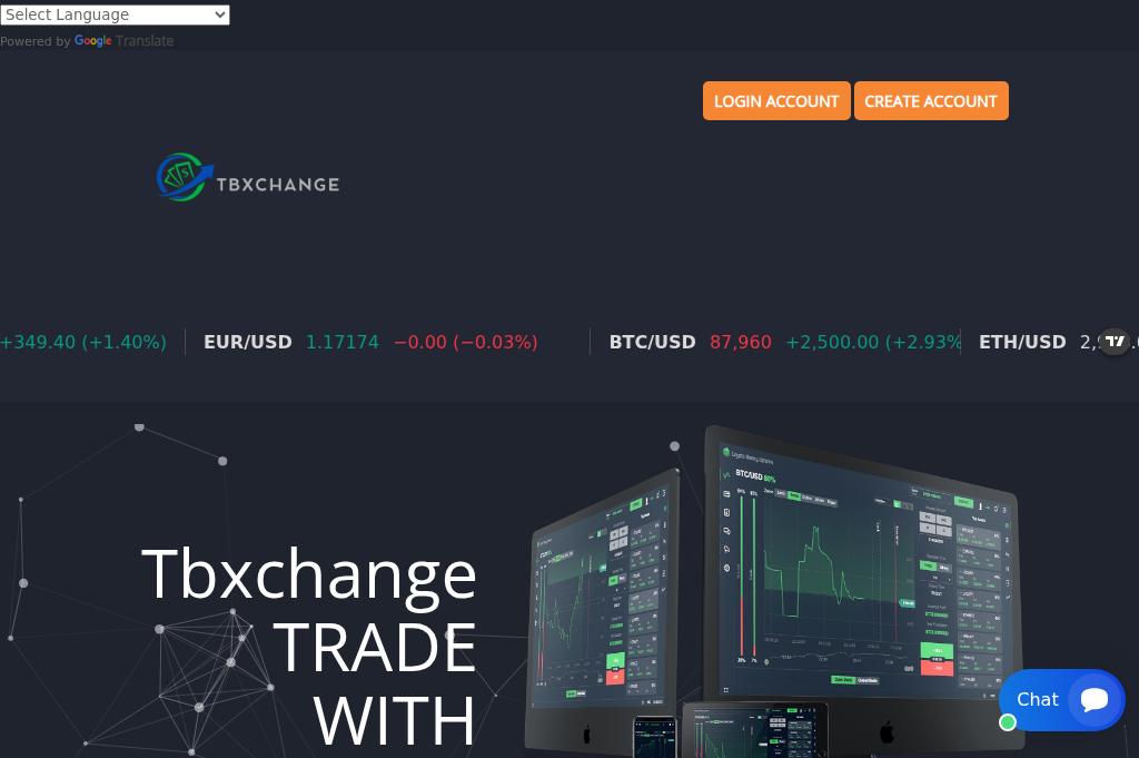 Screenshot of tbxchange.click