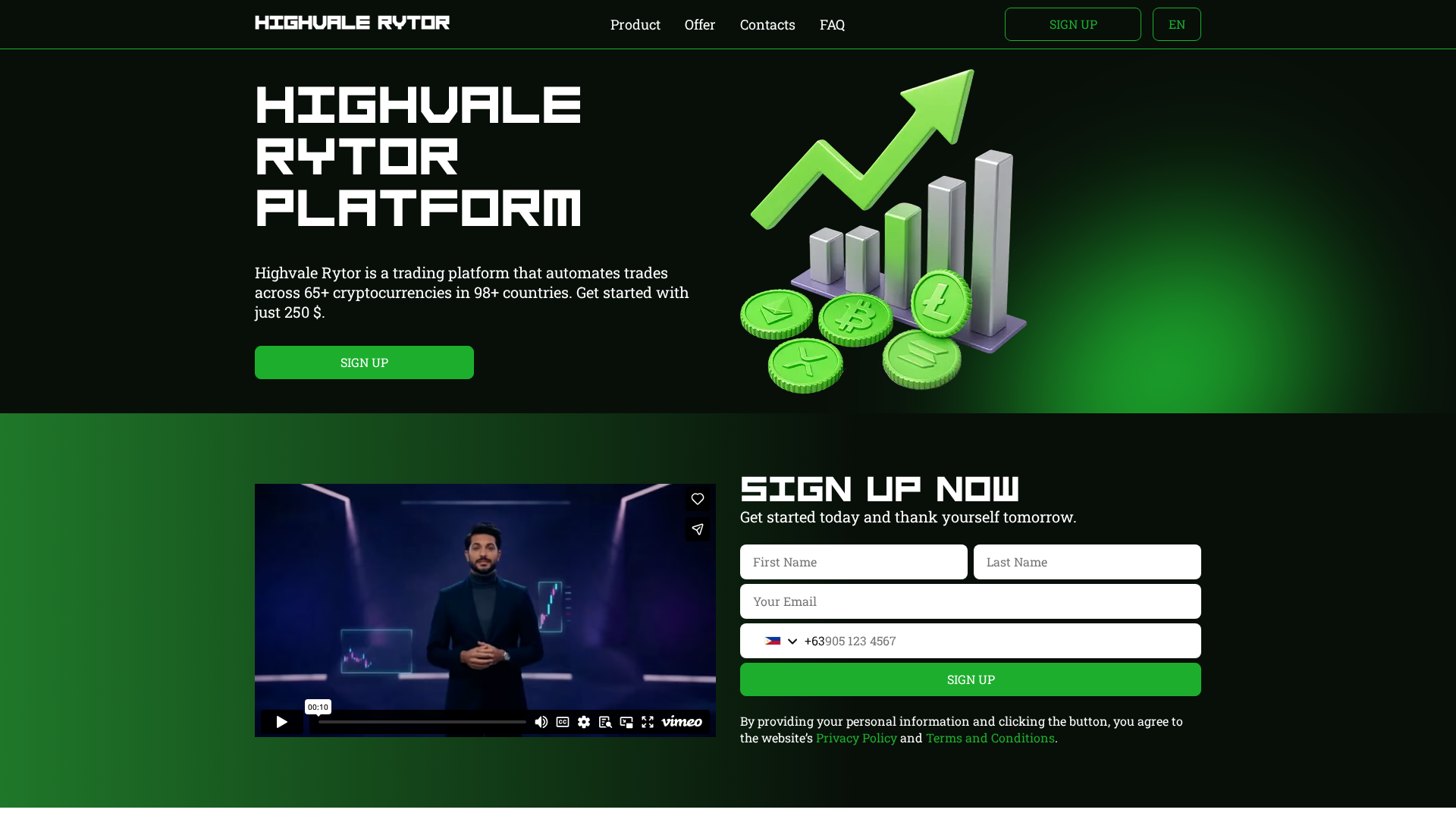 Screenshot of highvale-rytor.com