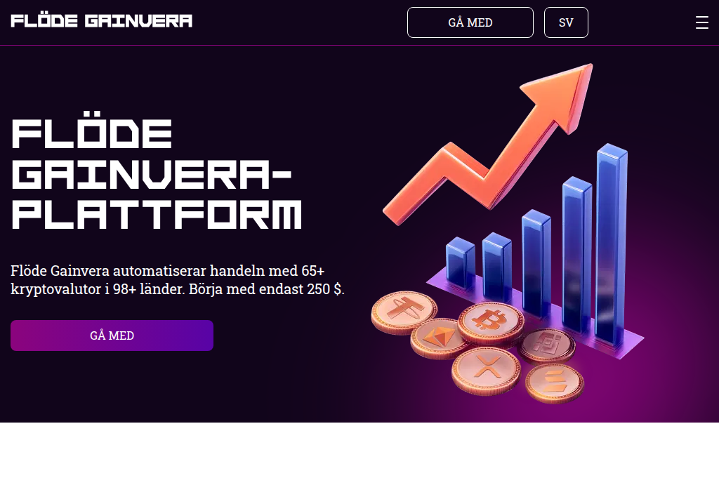 Screenshot of flode-gainvera.com