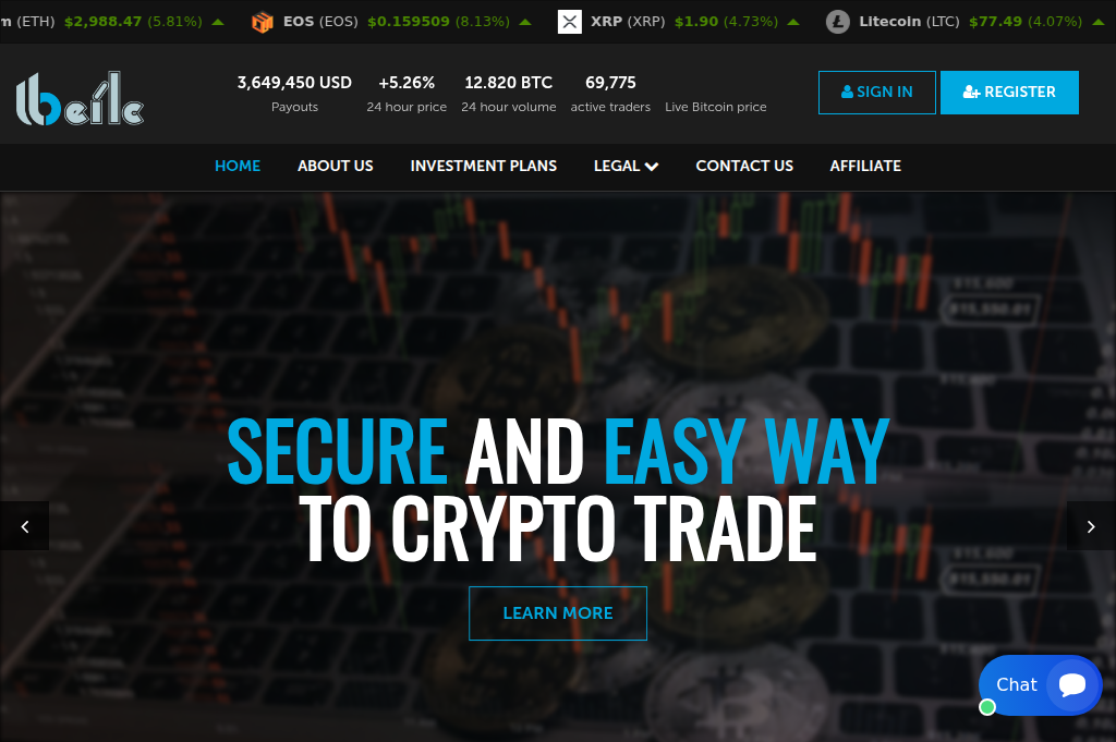 Screenshot of beilcglobe.com