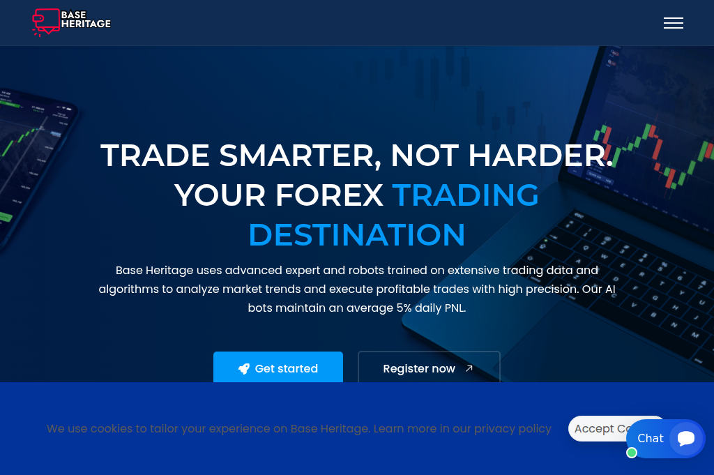 Screenshot of baseheritage.com