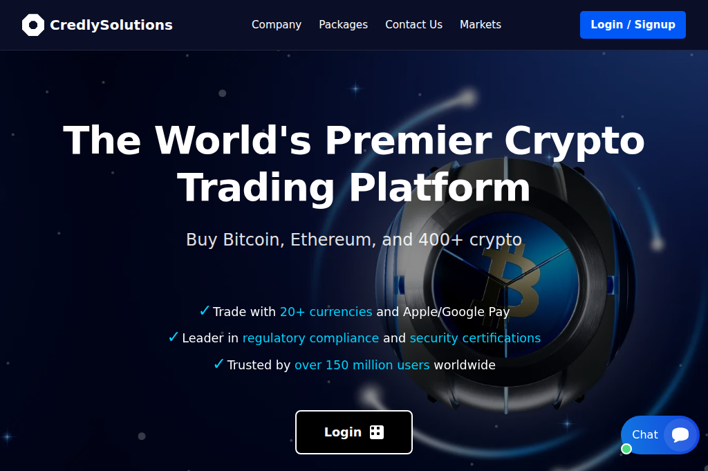 Screenshot of credlysolutions.com