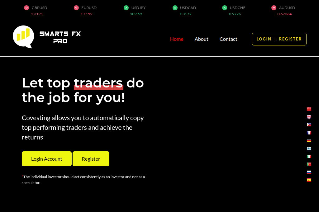 Screenshot of smartfx.top