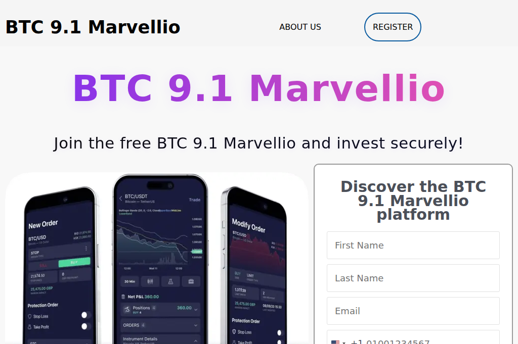 Screenshot of btc-marvellio.it