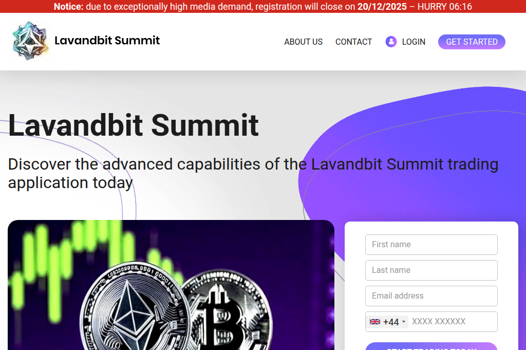 Screenshot of lavandbitsummitai.net