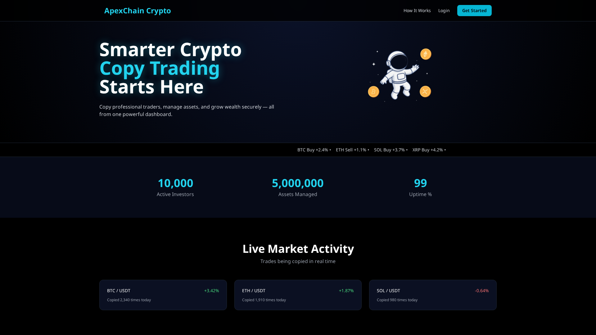 Screenshot of apexchain.cloud