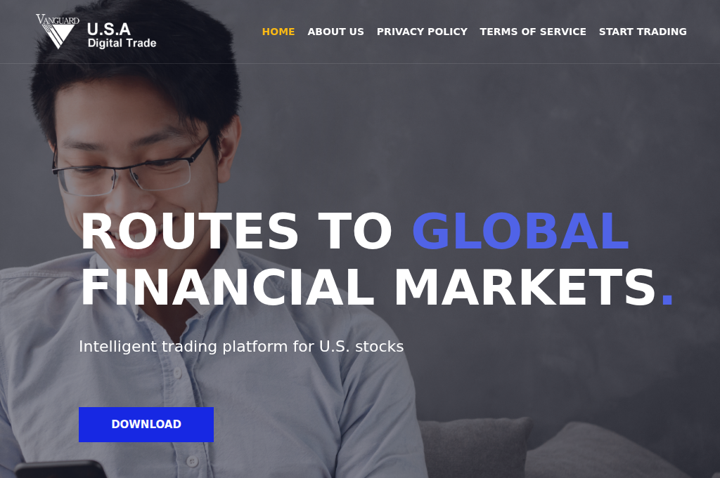 Screenshot of vanguardtrade.top