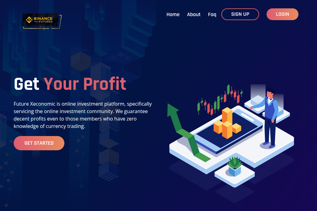 Screenshot of futurexeconomic.com