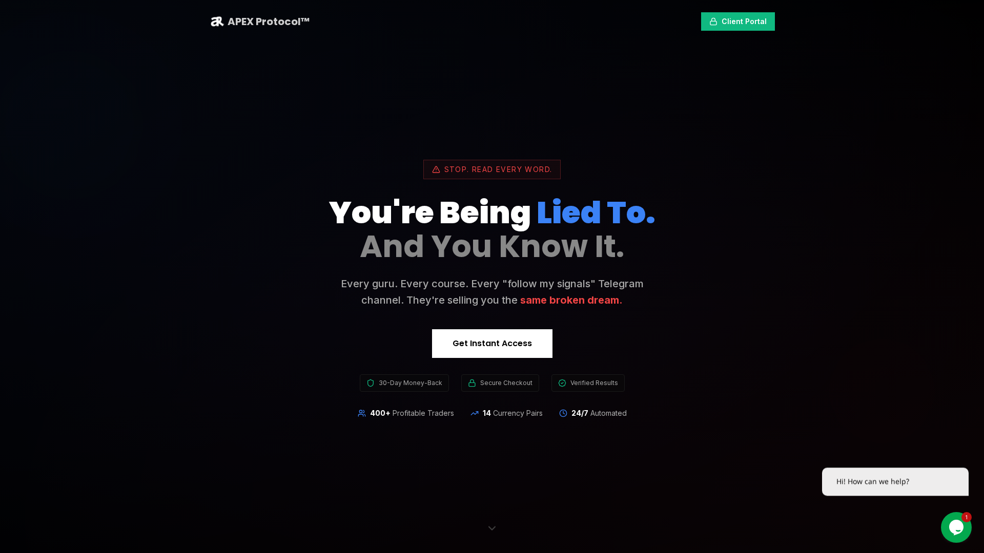 Screenshot of useapexprotocol.com