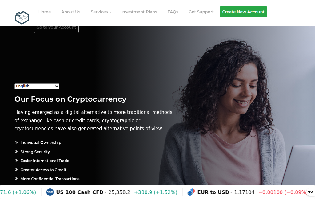 Screenshot of elateinvestltds.com