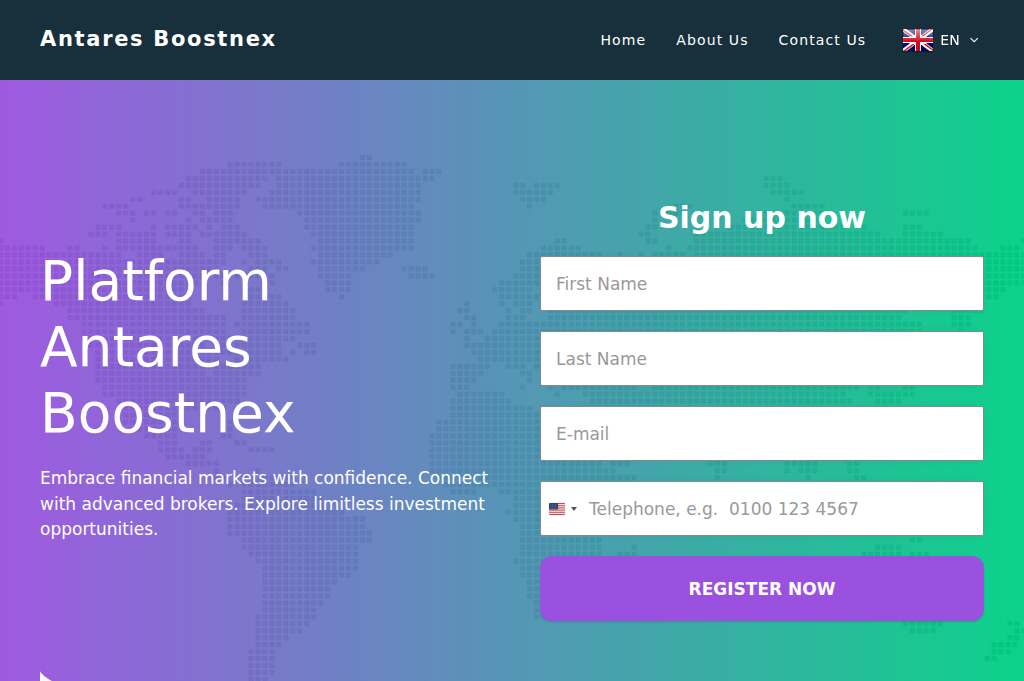 Screenshot of antaresboostnex.com