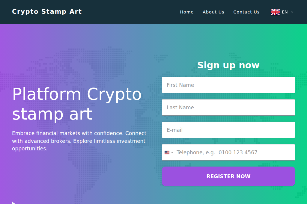 Screenshot of cryptostampart.net
