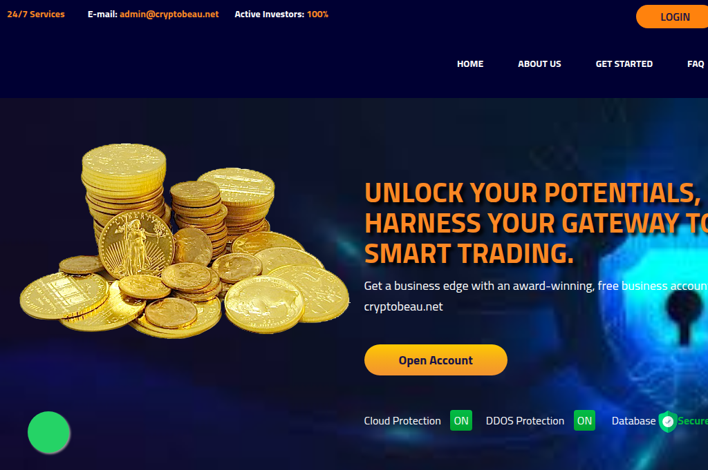 Screenshot of cryptobeau.net