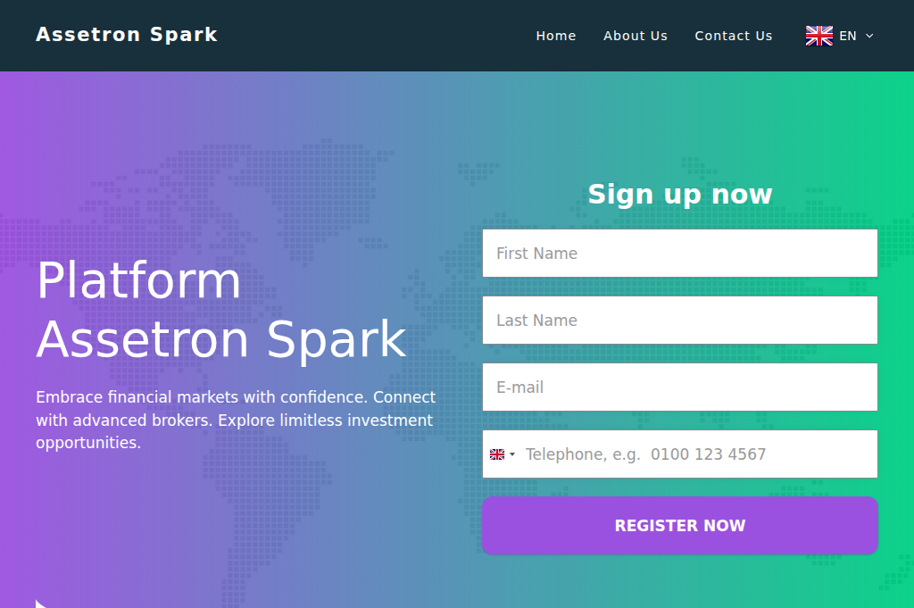 Screenshot of assetronspark.com