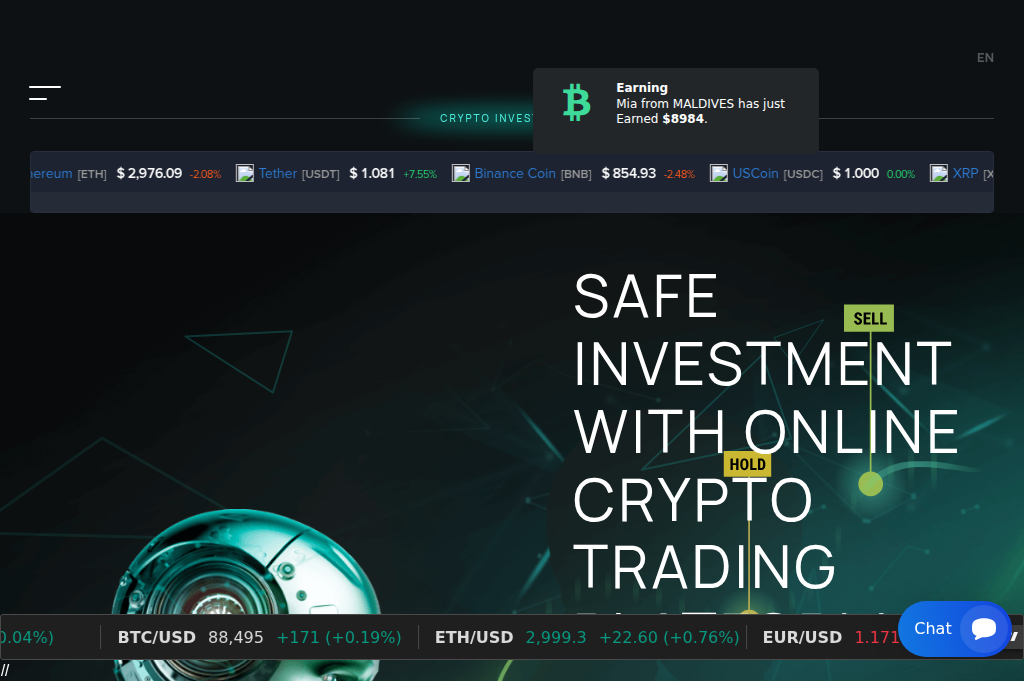 Screenshot of quicksmetrixfx.top