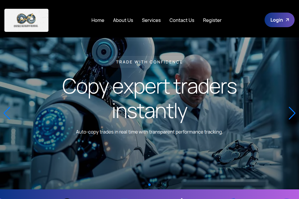 Screenshot of divineinfinityglobal.com