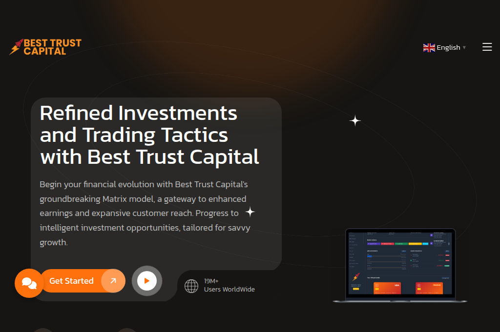 Screenshot of besttrustcapital.com