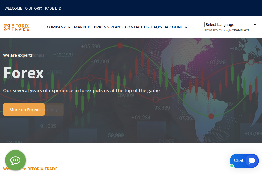 Screenshot of bitorix-trades.com