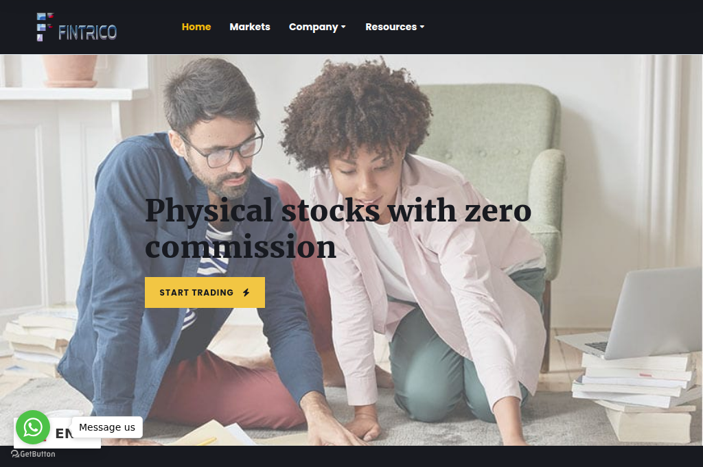 Screenshot of joinfintricoinv.org