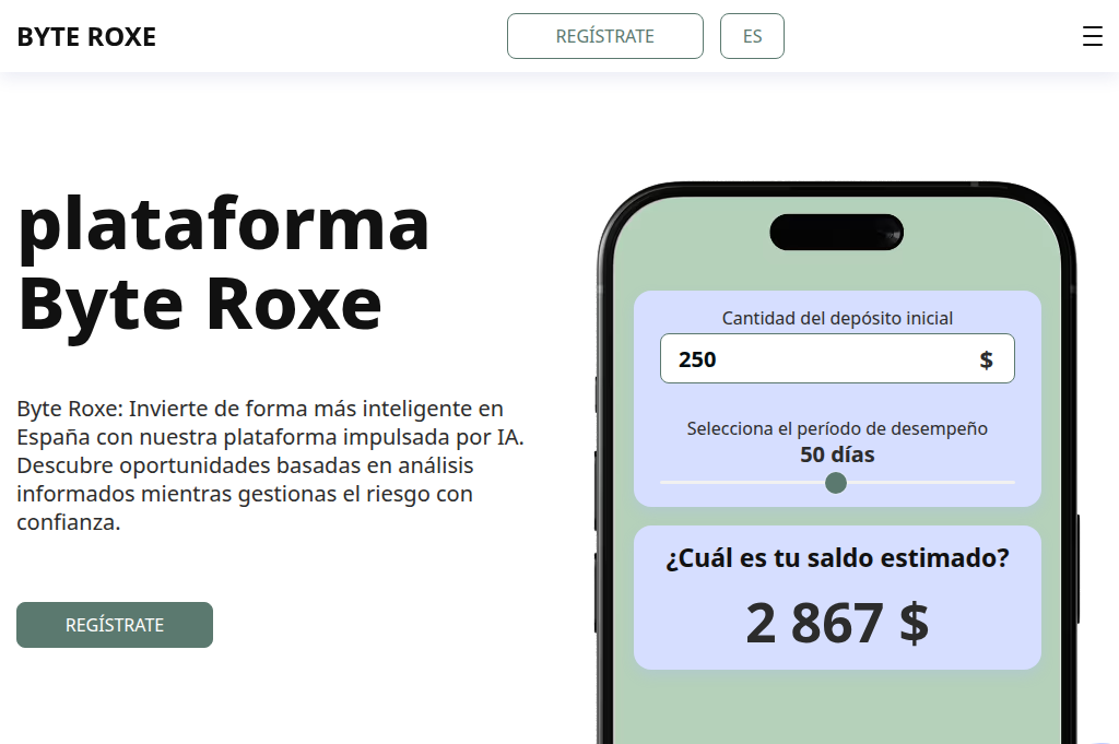 Screenshot of byte-roxe.com