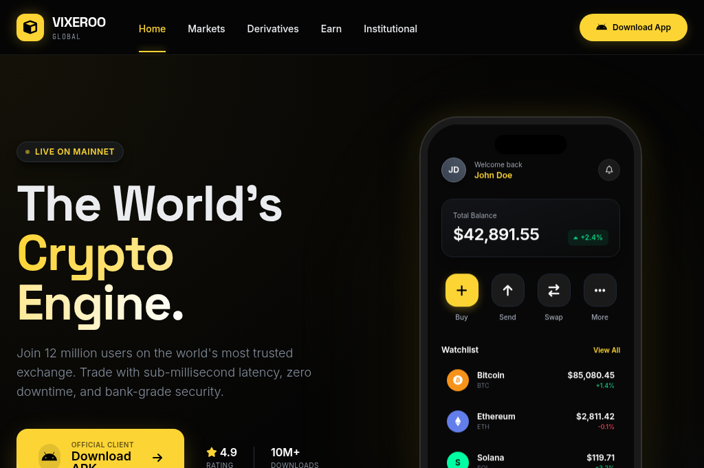 Screenshot of vixeroo.com