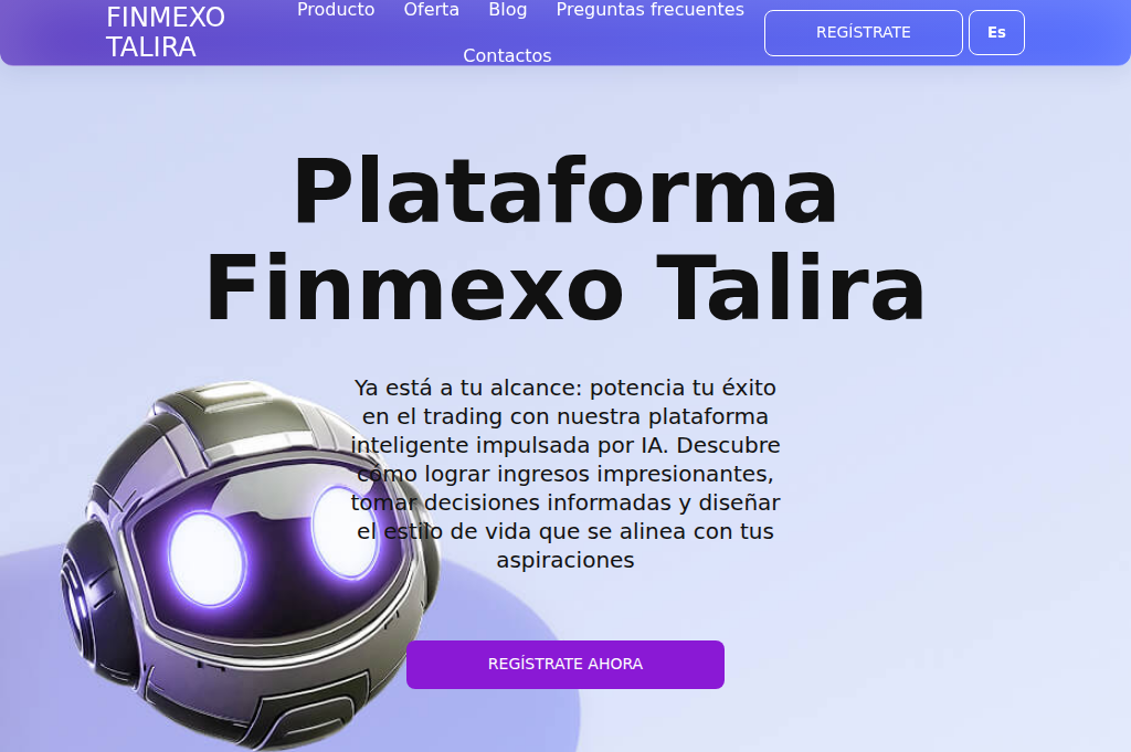 Screenshot of finmexo-talira.pro