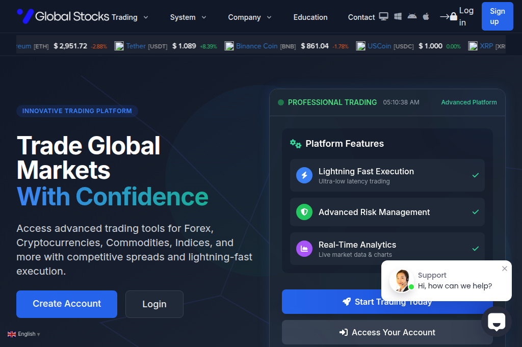 Screenshot of capitalbloomtrade.com