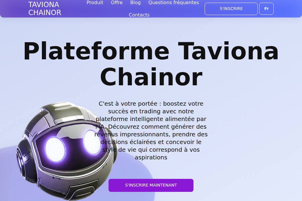Screenshot of taviona-chainor.pro