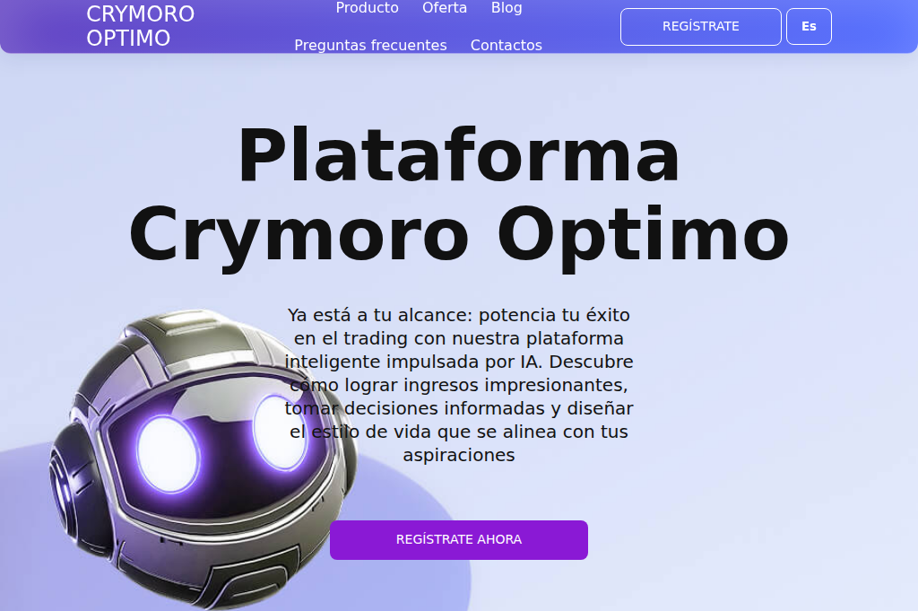 Screenshot of crymoro-optimo.pro