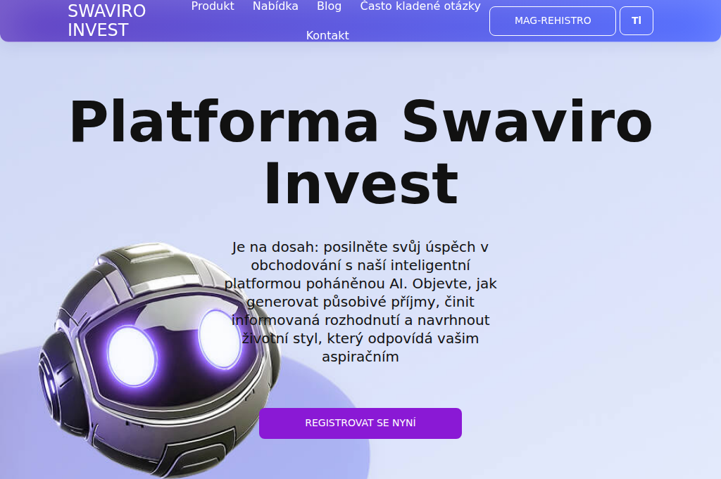 Screenshot of swaviro-invest.pro