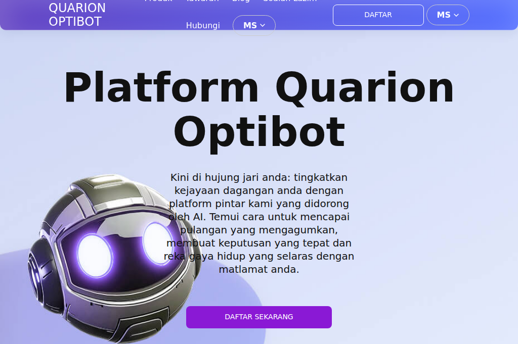 Screenshot of quarion-optibot.pro