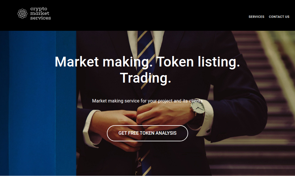 Screenshot of cryptomarketmaking.online
