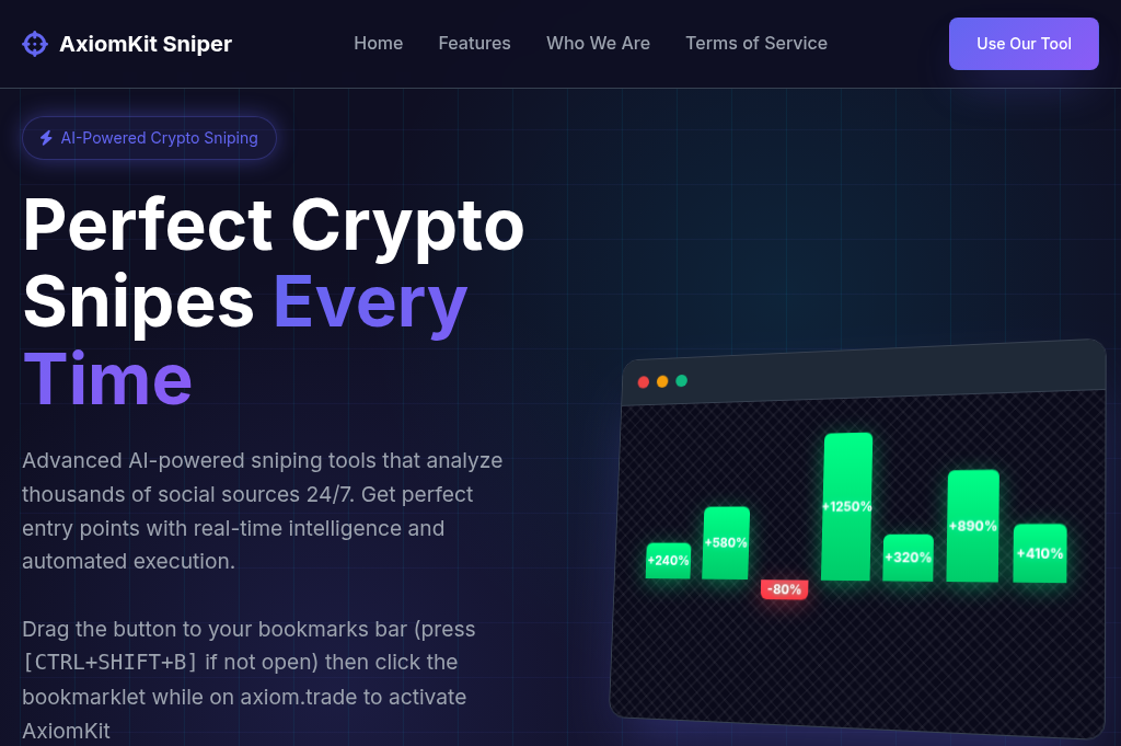 Screenshot of axiomkit.pro