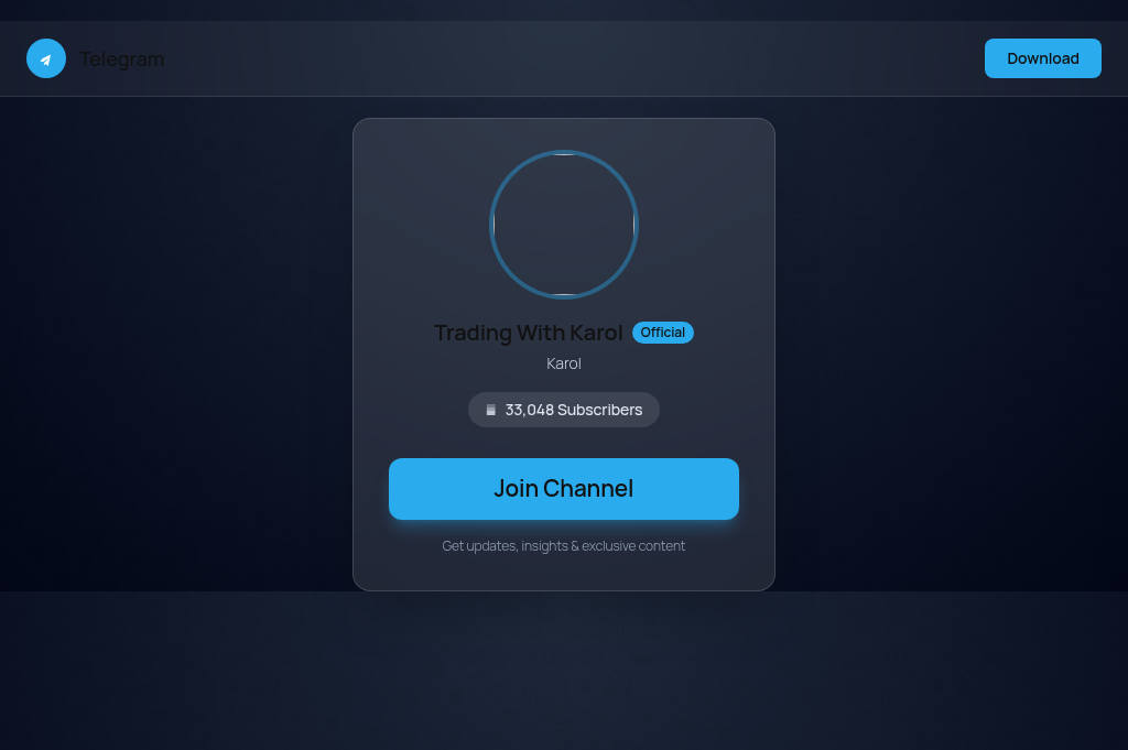 Screenshot of trade-with-karol.online