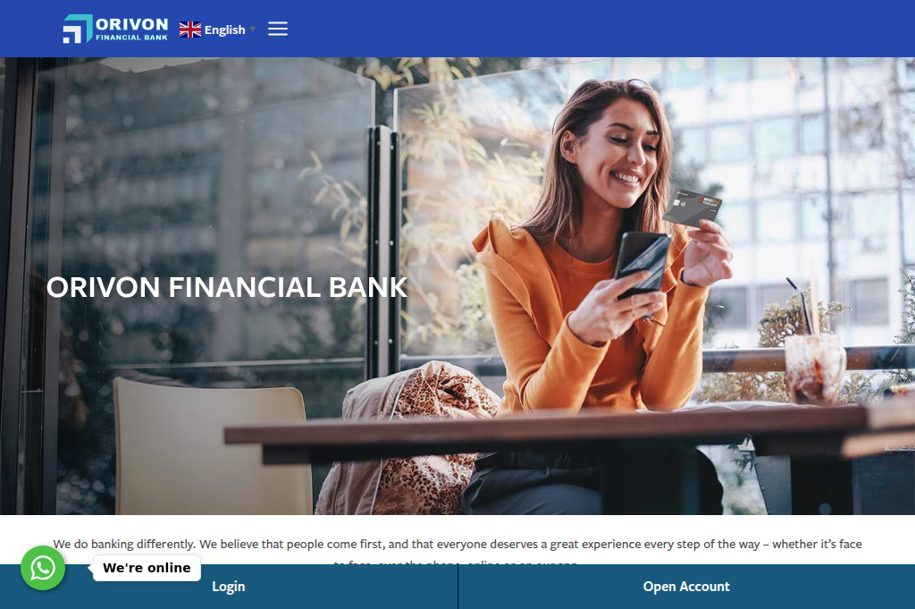 Screenshot of orivonfinancial.com
