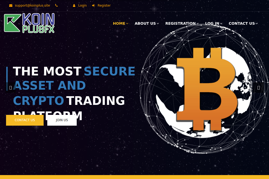 Screenshot of koinplusfx.online