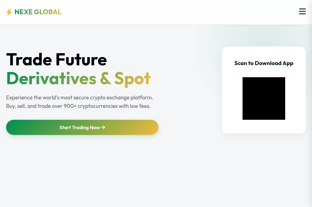 Screenshot of nexeglobalex.com