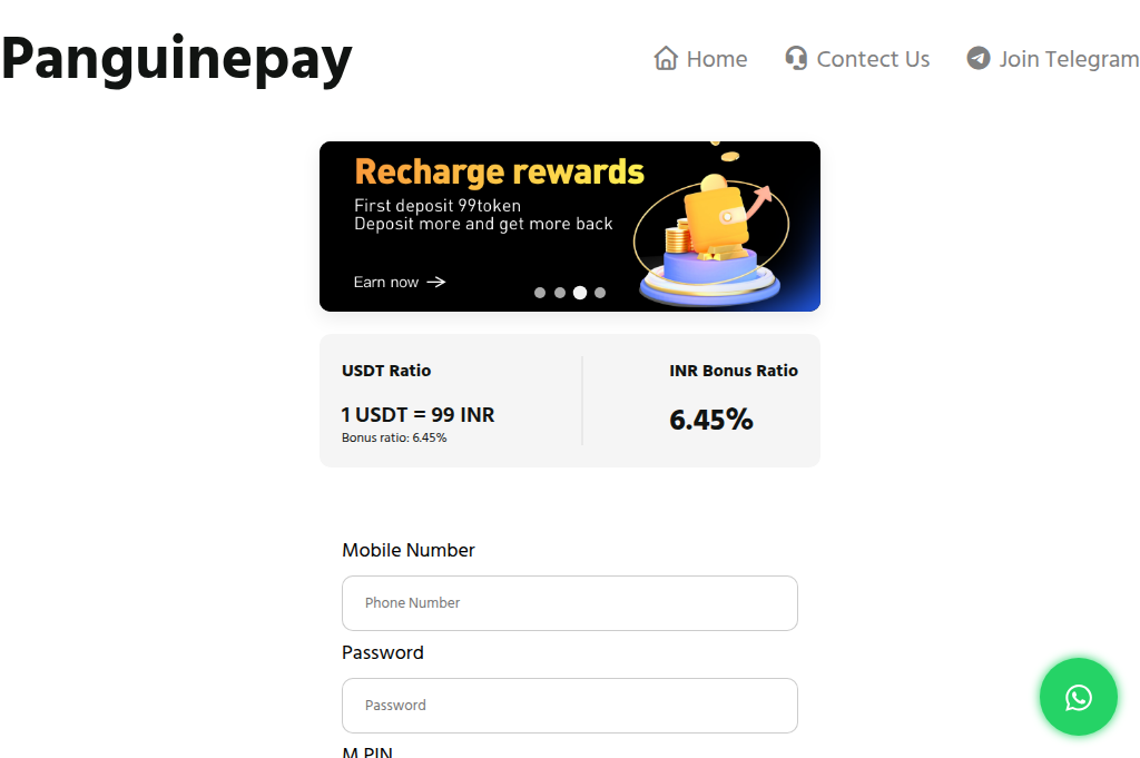 Screenshot of panguinepay.shop