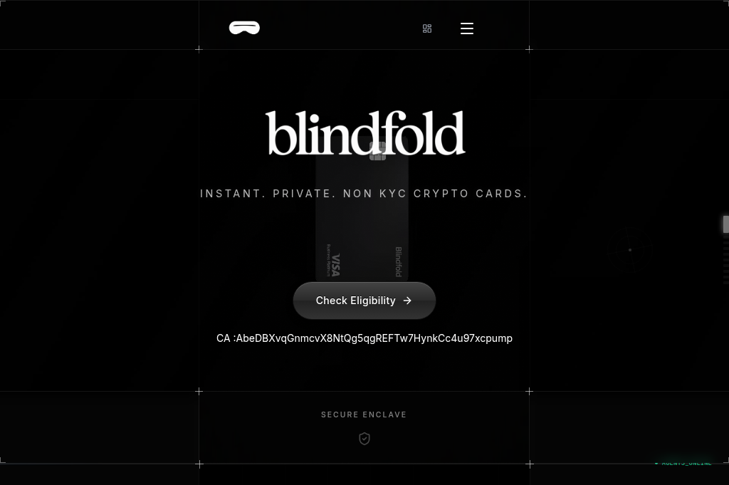 Screenshot of blindfoldfinance.net