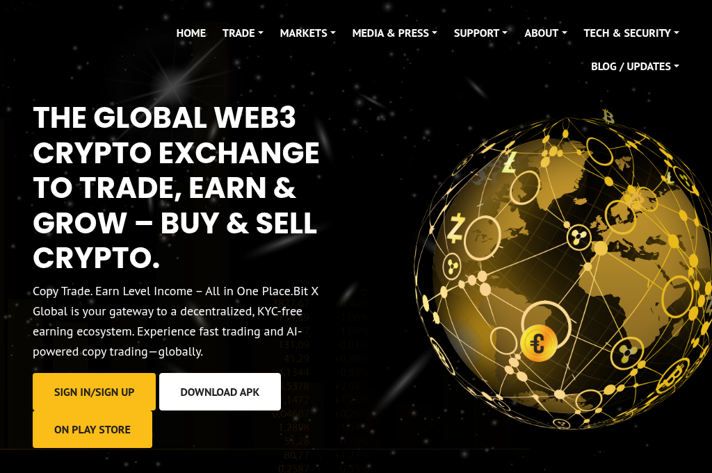 Screenshot of bitxglobal.co