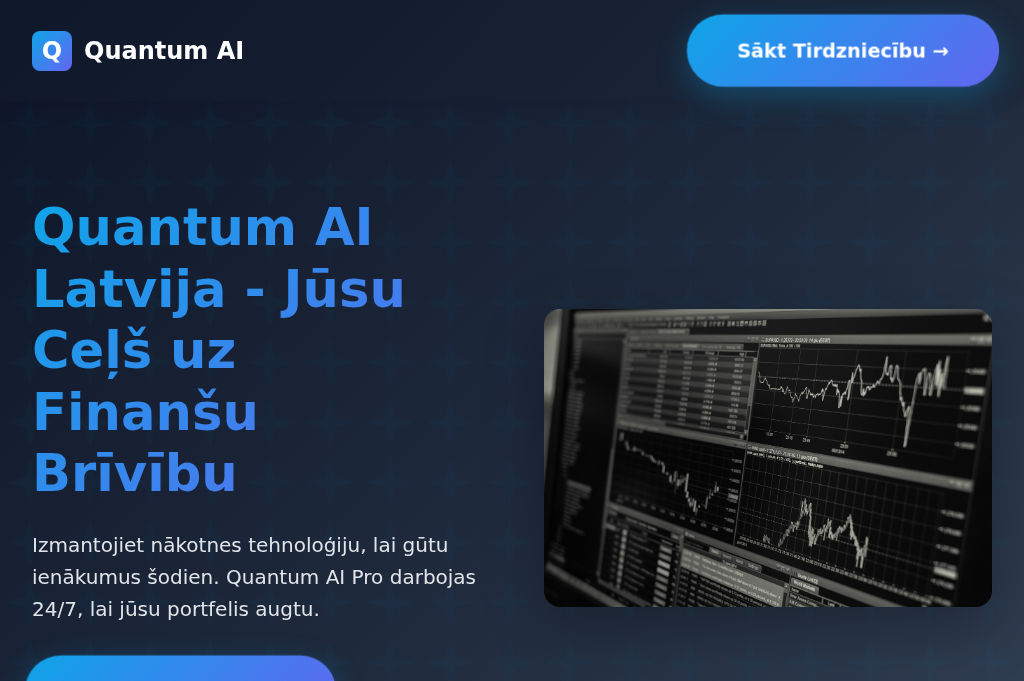 Screenshot of quantum-ai.lv
